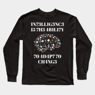 1N73ll1g3nc3 Smart Science Design Long Sleeve T-Shirt